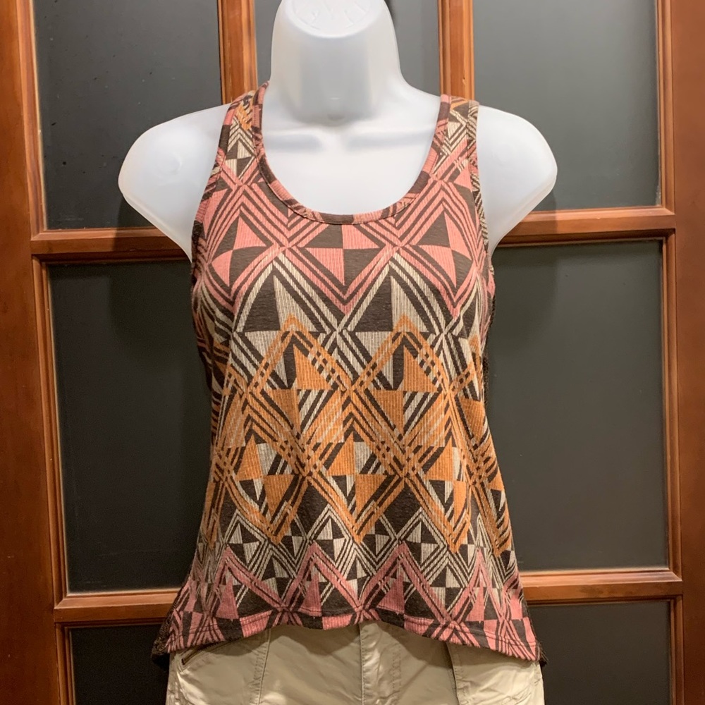 Multicolored Racerback Top